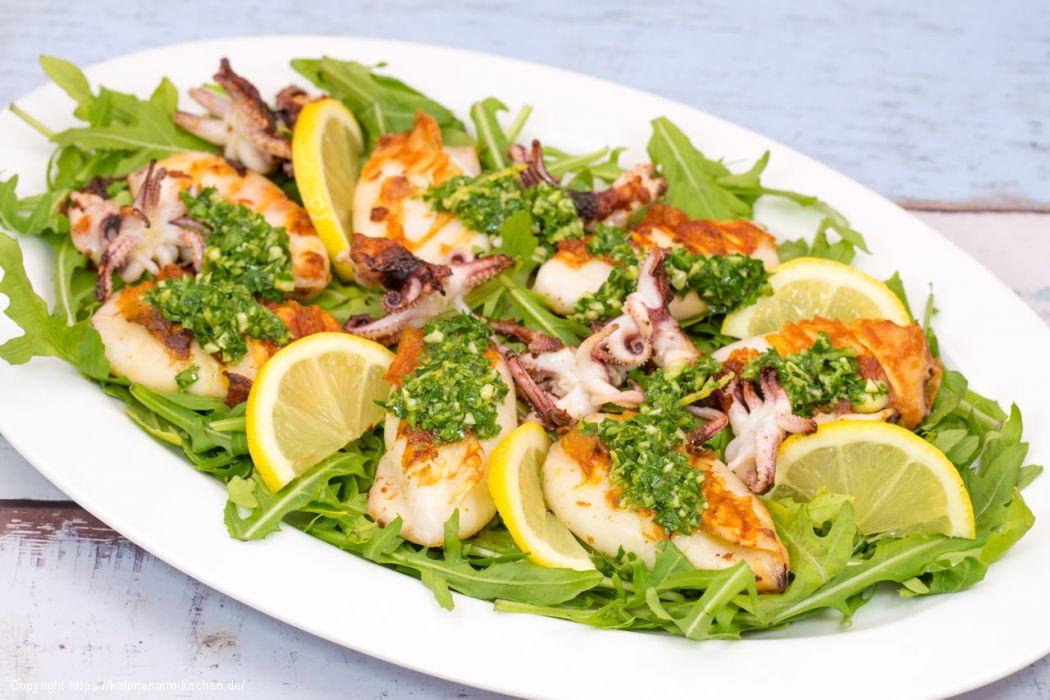 Calamari mit Gremolata und Rucola